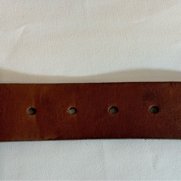 FOSSIL Smooth Leather Lightly Distressed Vintage Pewter Coloured Buckle - Picture 7 of 9